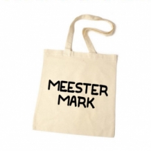 Katoenen tas met Meester en de naam